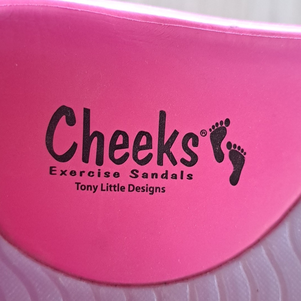 Cheeks Exercise by Tony Little Sandals Sport Recovery Comfort Slides Lightweight - Picture 3 of 11